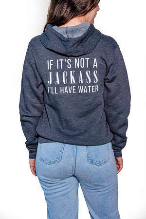 Gray Pullover Hoodie – Jackass Brewing Company