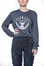 Load image into Gallery viewer, Long Sleeve T‑shirt (Marbled Black)