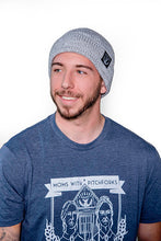 Load image into Gallery viewer, Gray Marbled Jackass Beanie