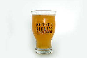 Jackass Pint Glass